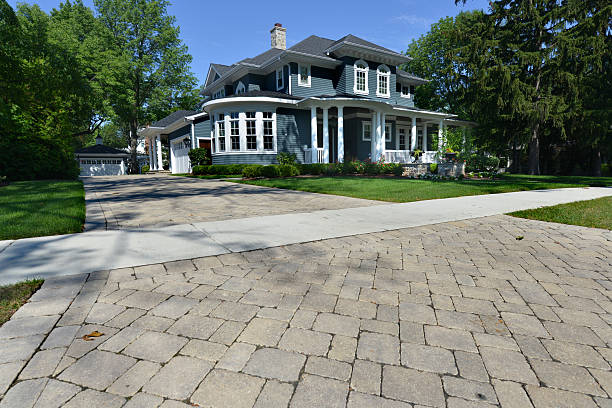 Residential Paver Driveway in Marshall, AR